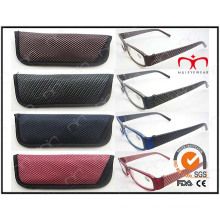 Fashion Plastic Reading Glasses with Pouch Hot Selling (WRP410324)
